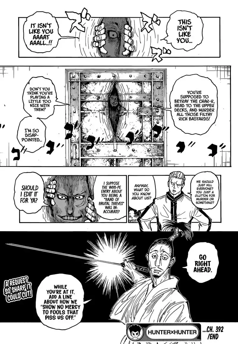 Hunter x Hunter Chapter 392 19